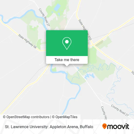 St. Lawrence University: Appleton Arena map