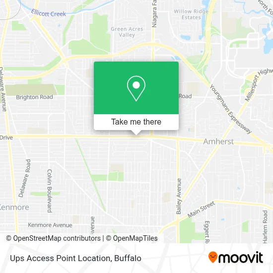 Ups Access Point Location map