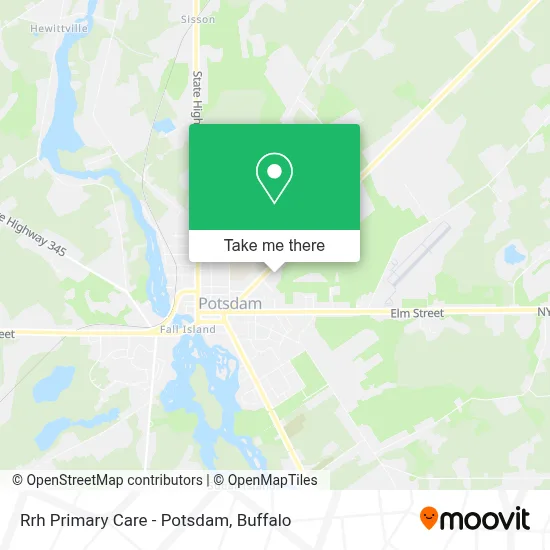 Rrh Primary Care - Potsdam map