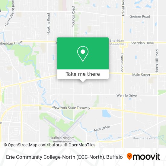 Ecc North Campus Map How To Get To Erie Community College-North (Ecc-North) In Buffalo By Bus?