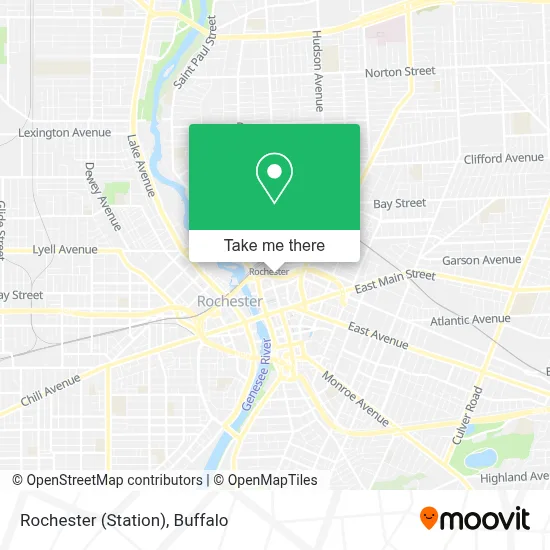 Rochester (Station) map