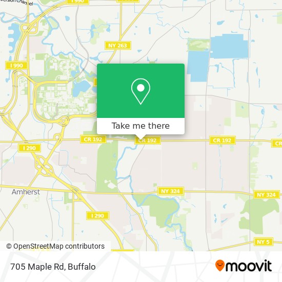 Mapa de 705 Maple Rd