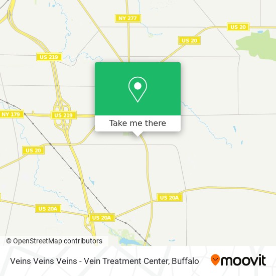 Mapa de Veins Veins Veins - Vein Treatment Center