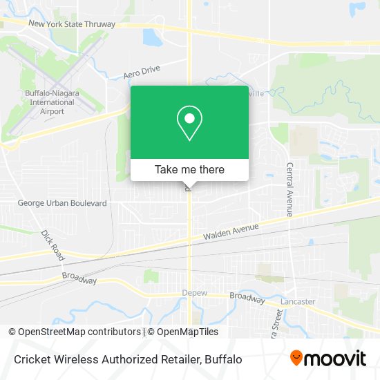 Cricket Wireless Authorized Retailer map