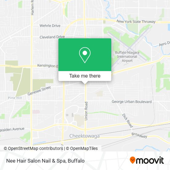 Nee Hair Salon Nail & Spa map