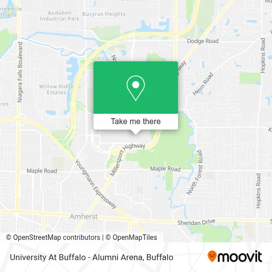 University At Buffalo - Alumni Arena map
