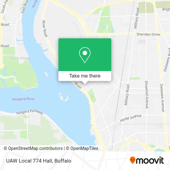 UAW Local 774 Hall map
