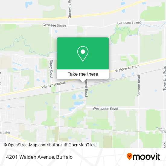 4201 Walden Avenue map