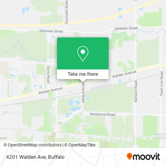 4201 Walden Ave map