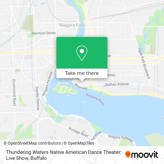 Mapa de Thundering Waters Native American Dance Theater: Live Show