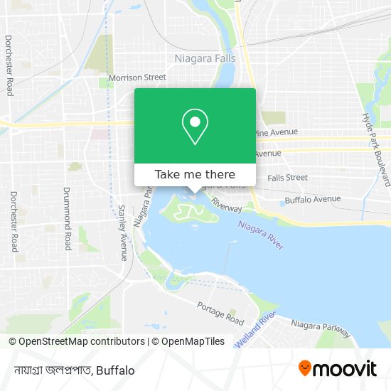 নায়াগ্রা জলপ্রপাত map