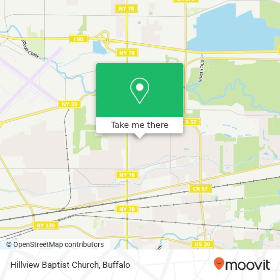 Mapa de Hillview Baptist Church