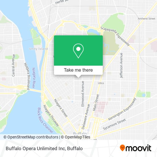 Buffalo Opera Unlimited Inc map