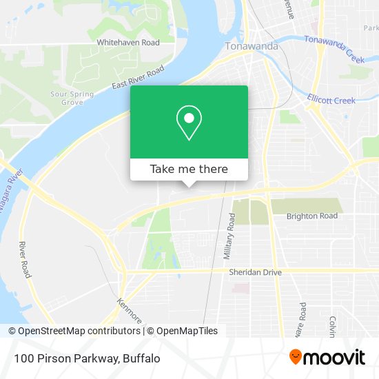 Mapa de 100 Pirson Parkway