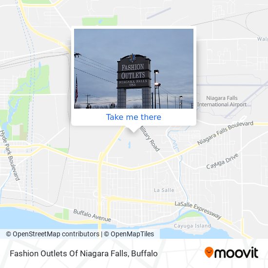 to get Fashion Outlets Of Niagara Falls in by Bus?