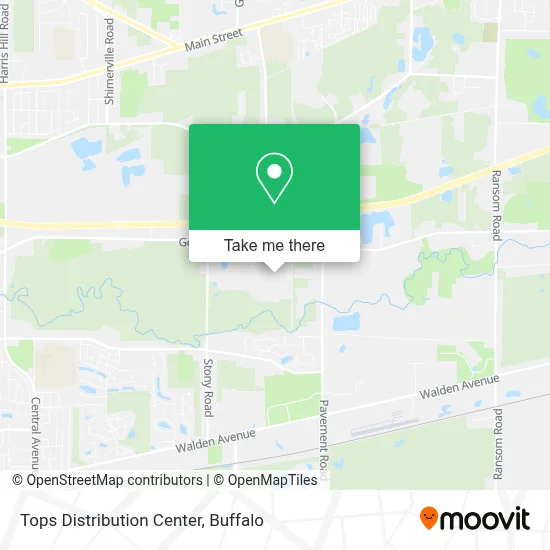 Tops Distribution Center map