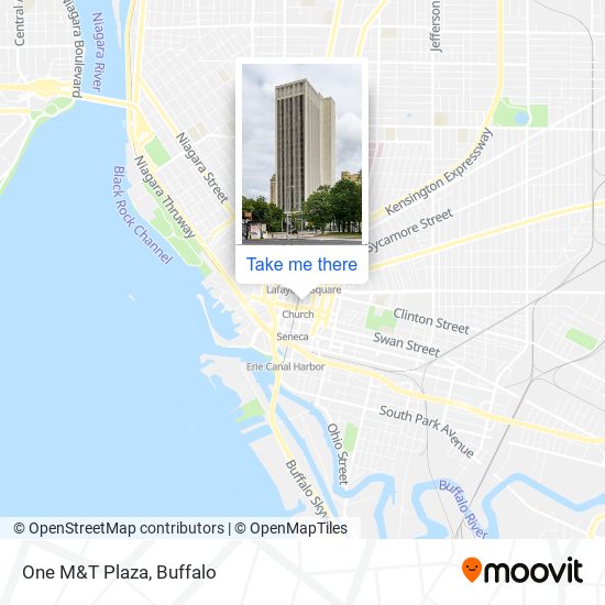 One M&T Plaza map