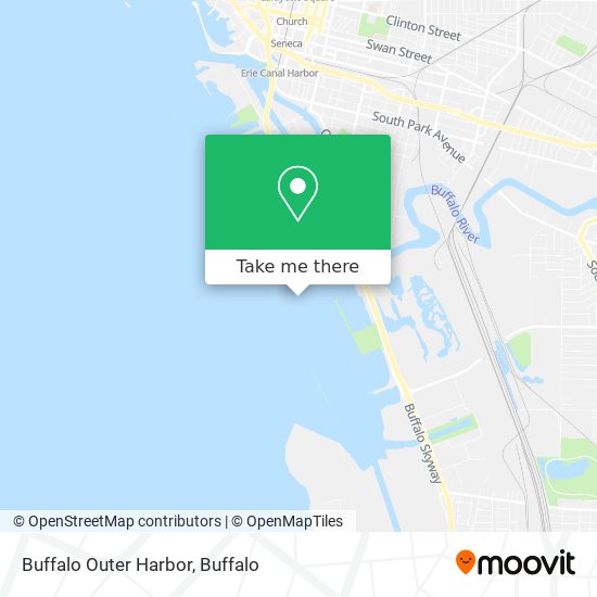 Mapa de Buffalo Outer Harbor