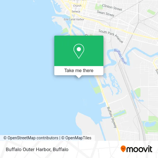 Buffalo Outer Harbor map