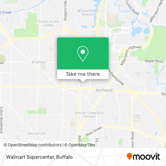 Walmart Supercenter map