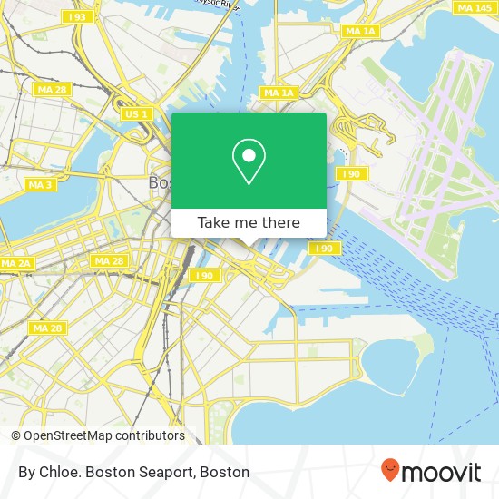 Mapa de By Chloe. Boston Seaport