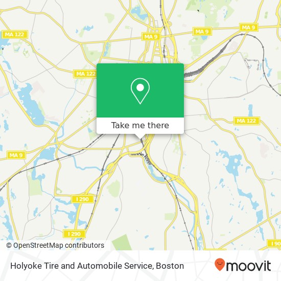 Holyoke Tire and Automobile Service map