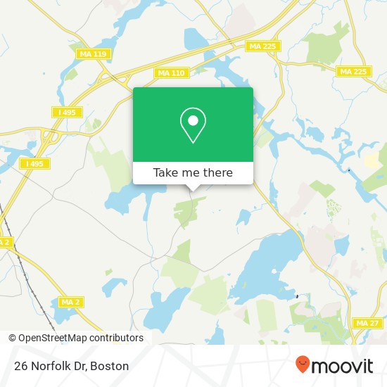 Mapa de 26 Norfolk Dr