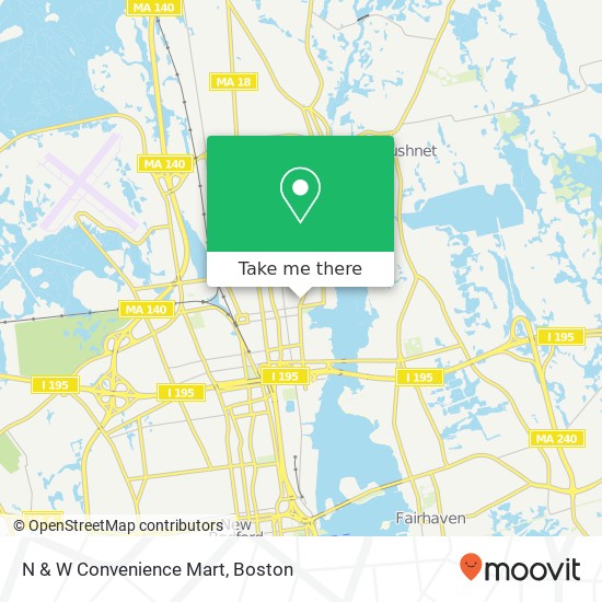 Mapa de N & W Convenience Mart