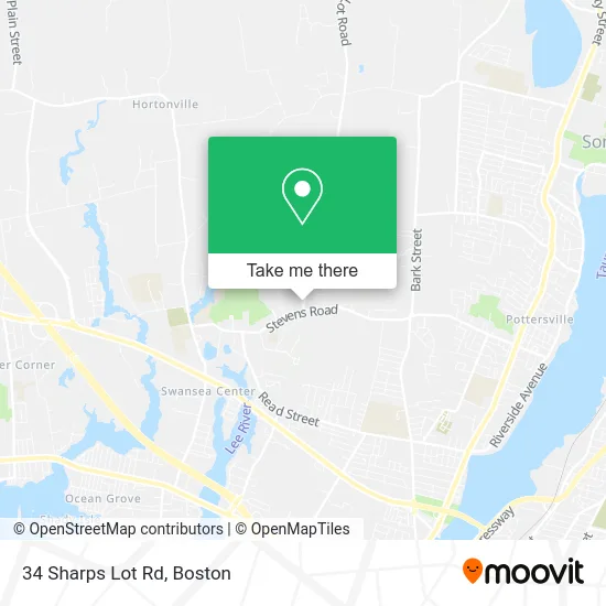 34 Sharps Lot Rd map