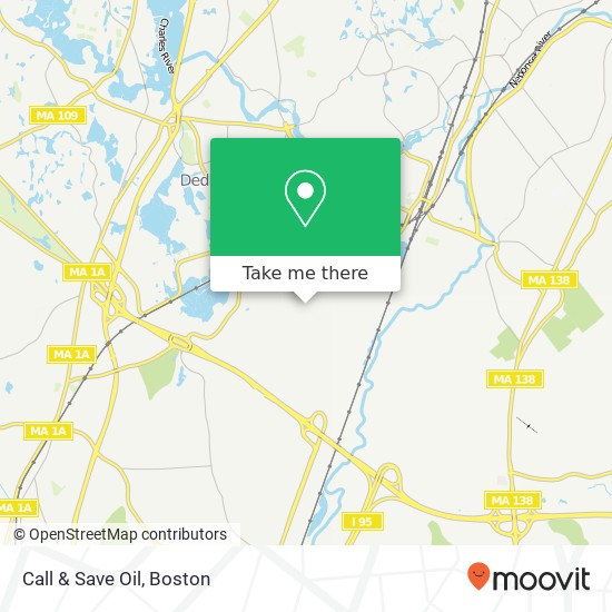 Call & Save Oil map