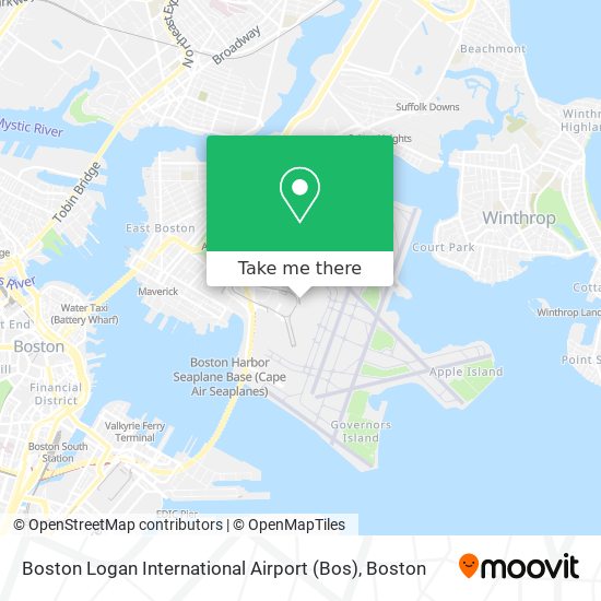 Mapa de Boston Logan International Airport