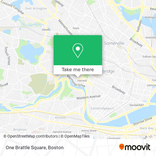 Mapa de One Brattle Square
