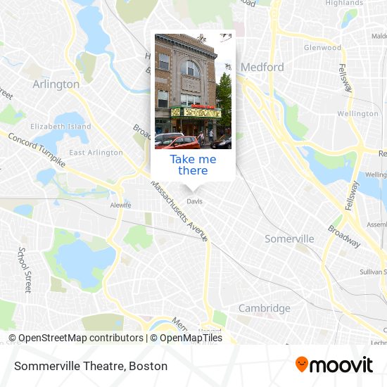 Mapa de Sommerville Theatre