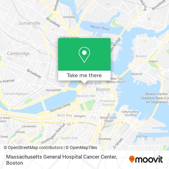 Mapa de Massachusetts General Hospital Cancer Center