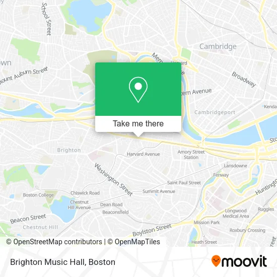 Brighton Music Hall map