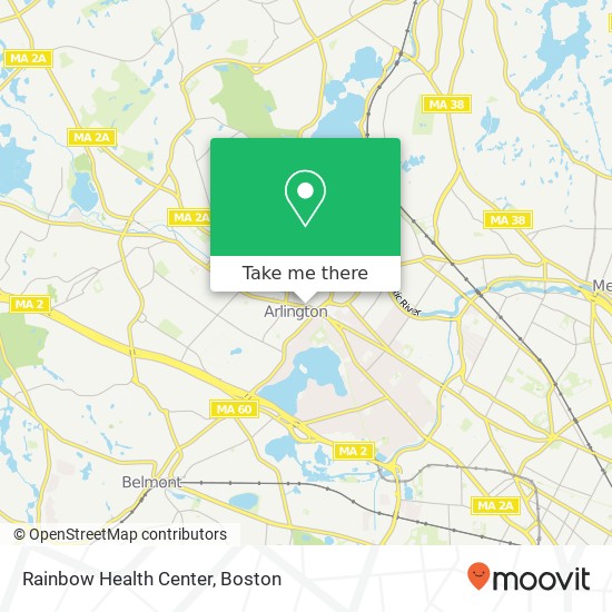 Rainbow Health Center map