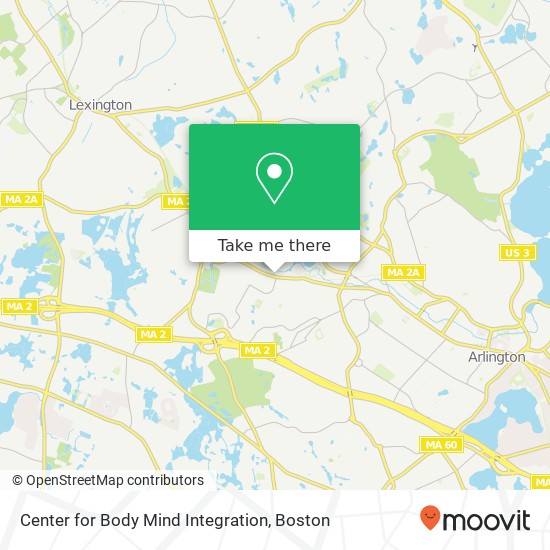 Mapa de Center for Body Mind Integration