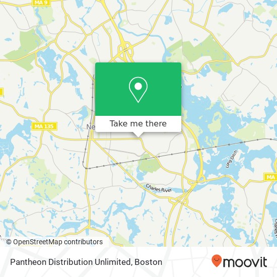 Pantheon Distribution Unlimited map