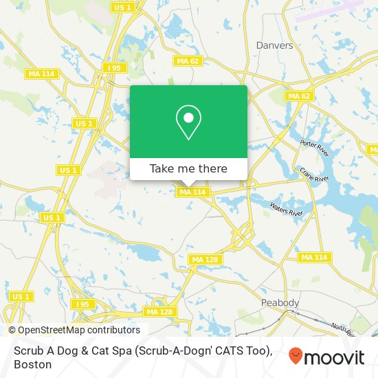 Mapa de Scrub A Dog & Cat Spa (Scrub-A-Dogn' CATS Too)