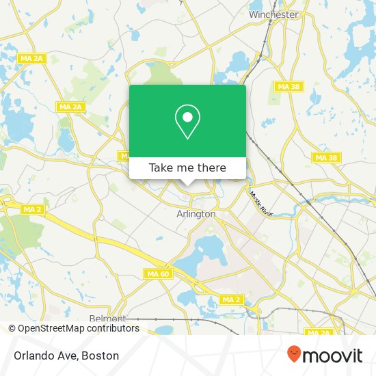 Orlando Ave map