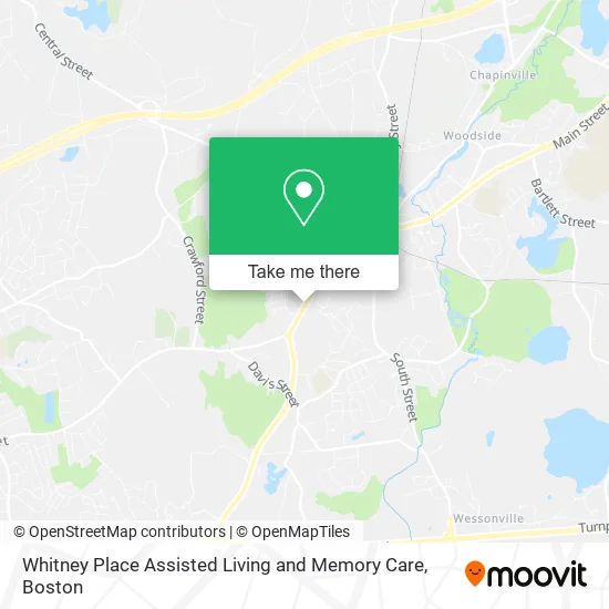 Whitney Place Assisted Living and Memory Care map