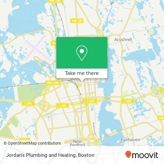 Mapa de Jordan's Plumbing and Heating