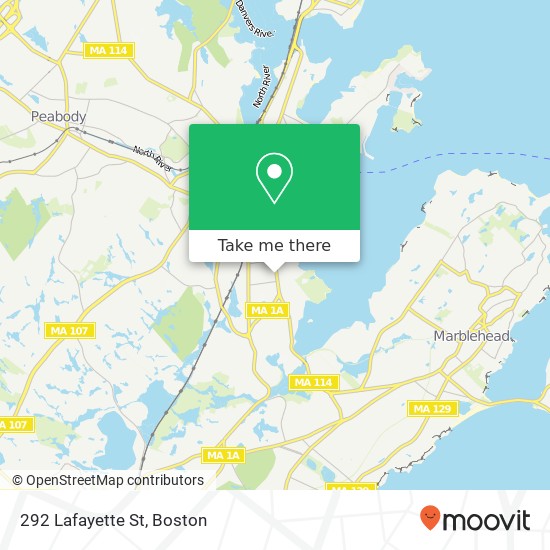 Mapa de 292 Lafayette St