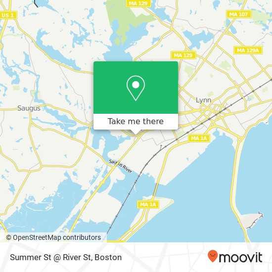 Summer St @ River St map
