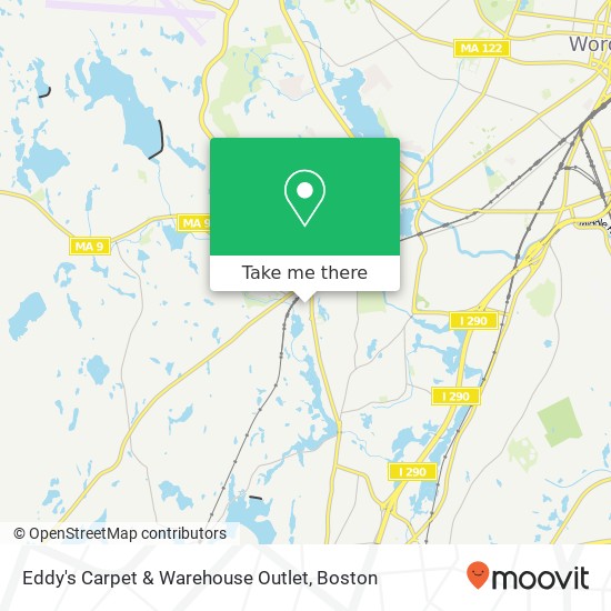 Mapa de Eddy's Carpet & Warehouse Outlet