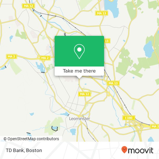 Mapa de TD Bank