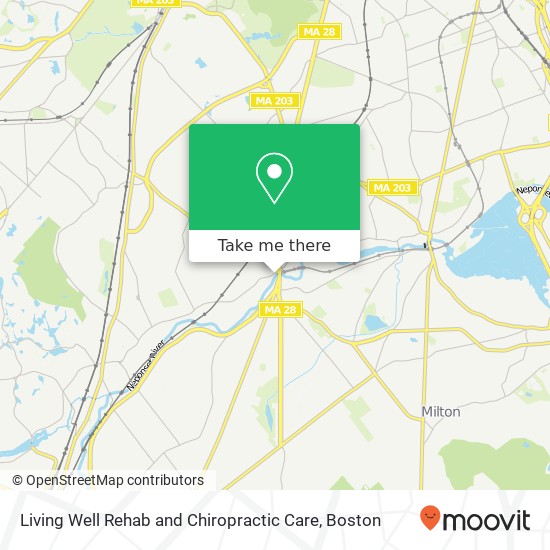 Living Well Rehab and Chiropractic Care map