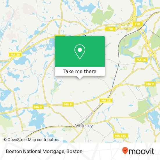 Mapa de Boston National Mortgage