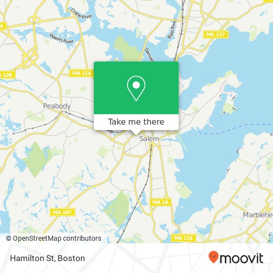 Mapa de Hamilton St