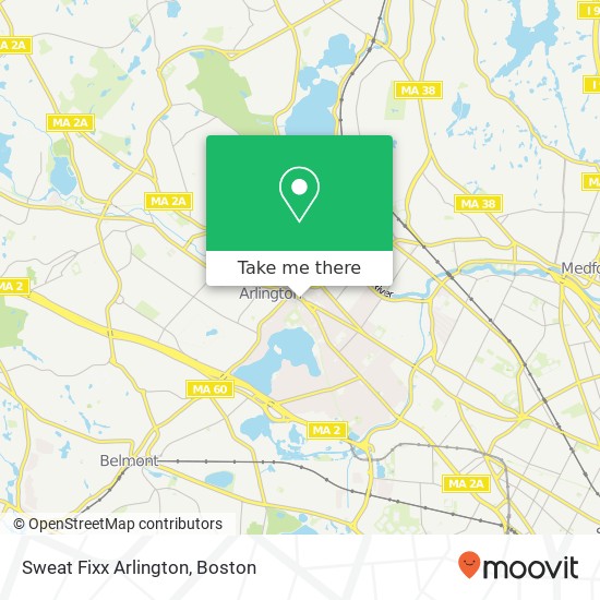 Sweat Fixx Arlington map